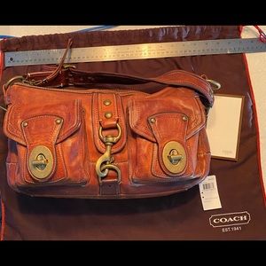 Coach Legacy 65th anniversary (Brown) Whiskey leather shoulder bag